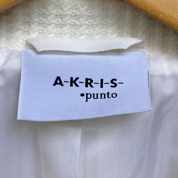 AKRIS Punto Linen Cotton‎ Blazer Size 8 - Picture 5 of 8